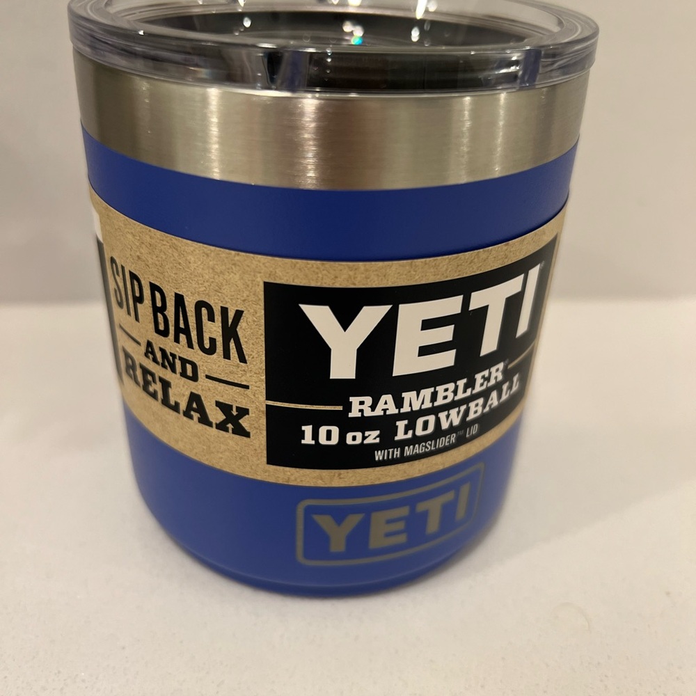 New Yeti Blue Stainless Steel Tumbler
